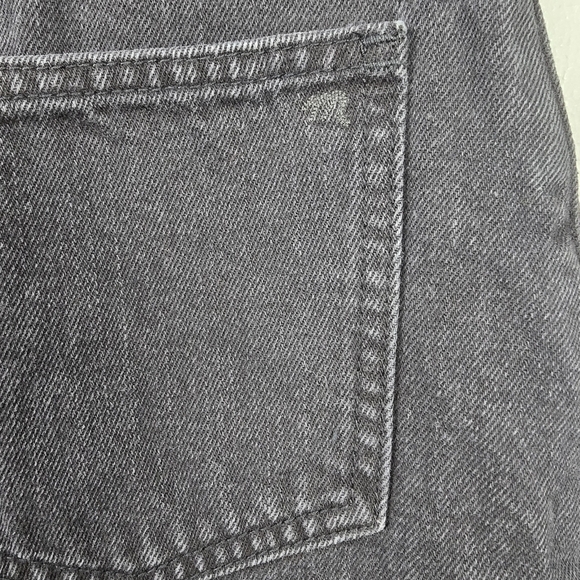 MADEWELL Denim Frisco Mini Skirt in Lunar Wash Black Womens size 26 - Picture 8 of 10